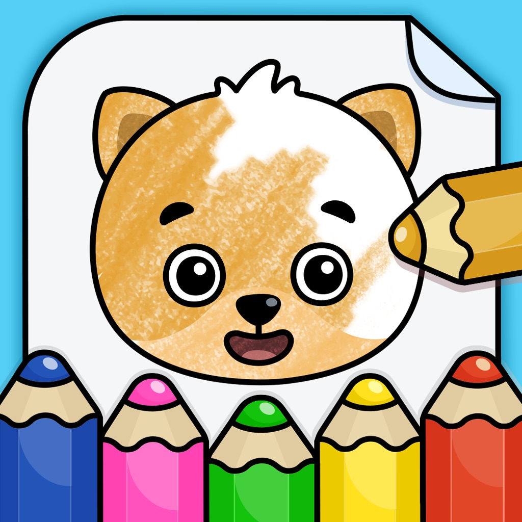 Kids Coloring. Drawing Games app icon captured 2026-08-14