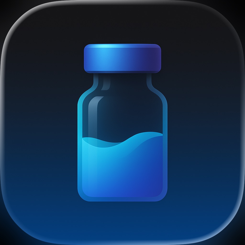Peptide Tracker Calculator app icon captured 2026-08-11
