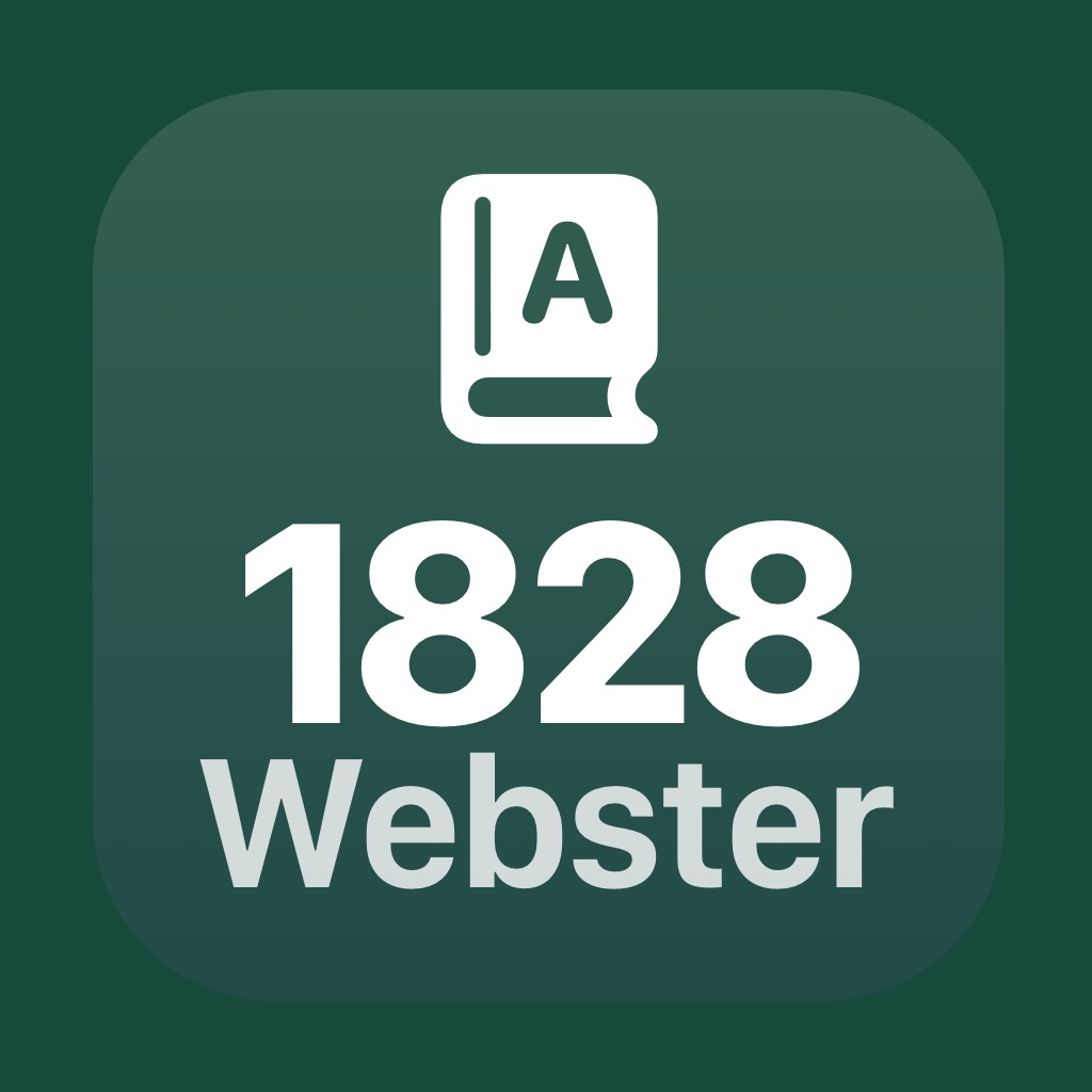 1828 Dictionary - Webster's app icon captured 2026-08-11