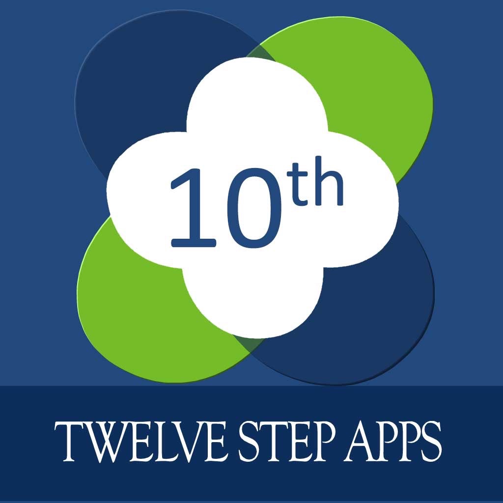 10th Step app icon captured 2026-08-15