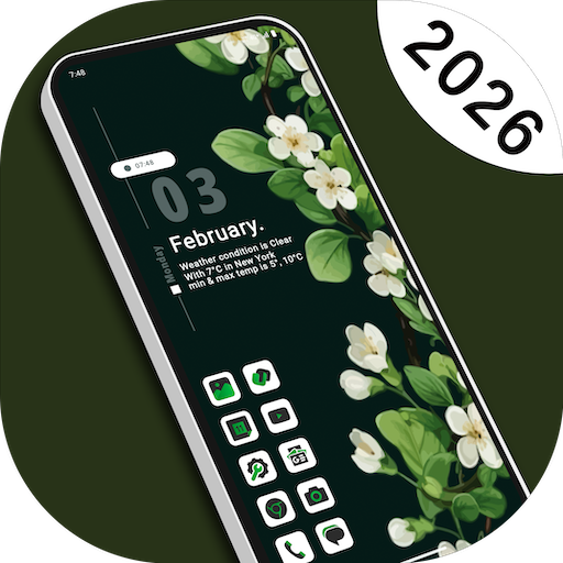 Leafline Launcher Google Play icon captured 2026-08-16