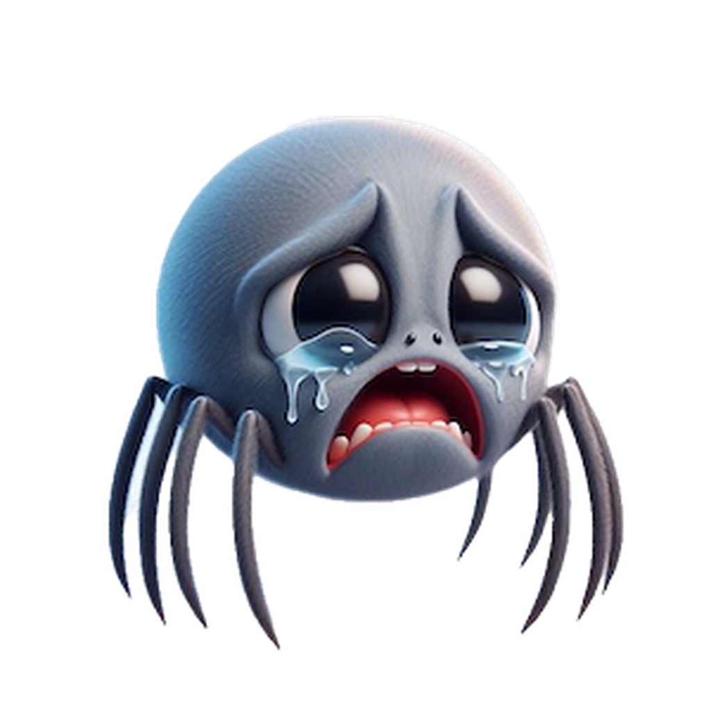 Sad Spider Stickers app icon
