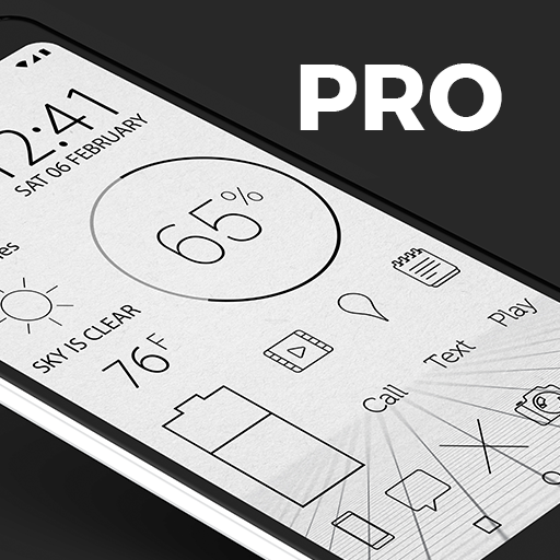 Lines Dark Pro - Icon Pack Google Play icon captured 2026-08-16