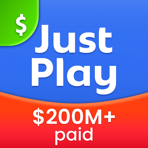 JustPlay: Earn Money or Donate Google Play icon captured 2026-08-11