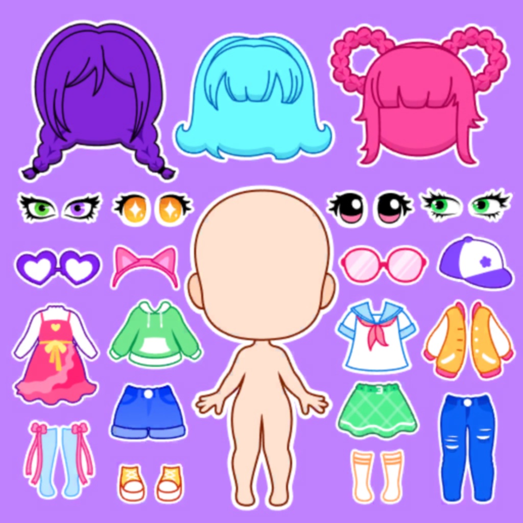 Chibi Dolls - Games for Girls app icon captured 2026-08-12