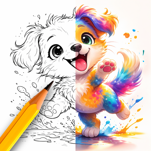 Pop Color: Coloring & Painting Google Play icon captured 2026-08-12