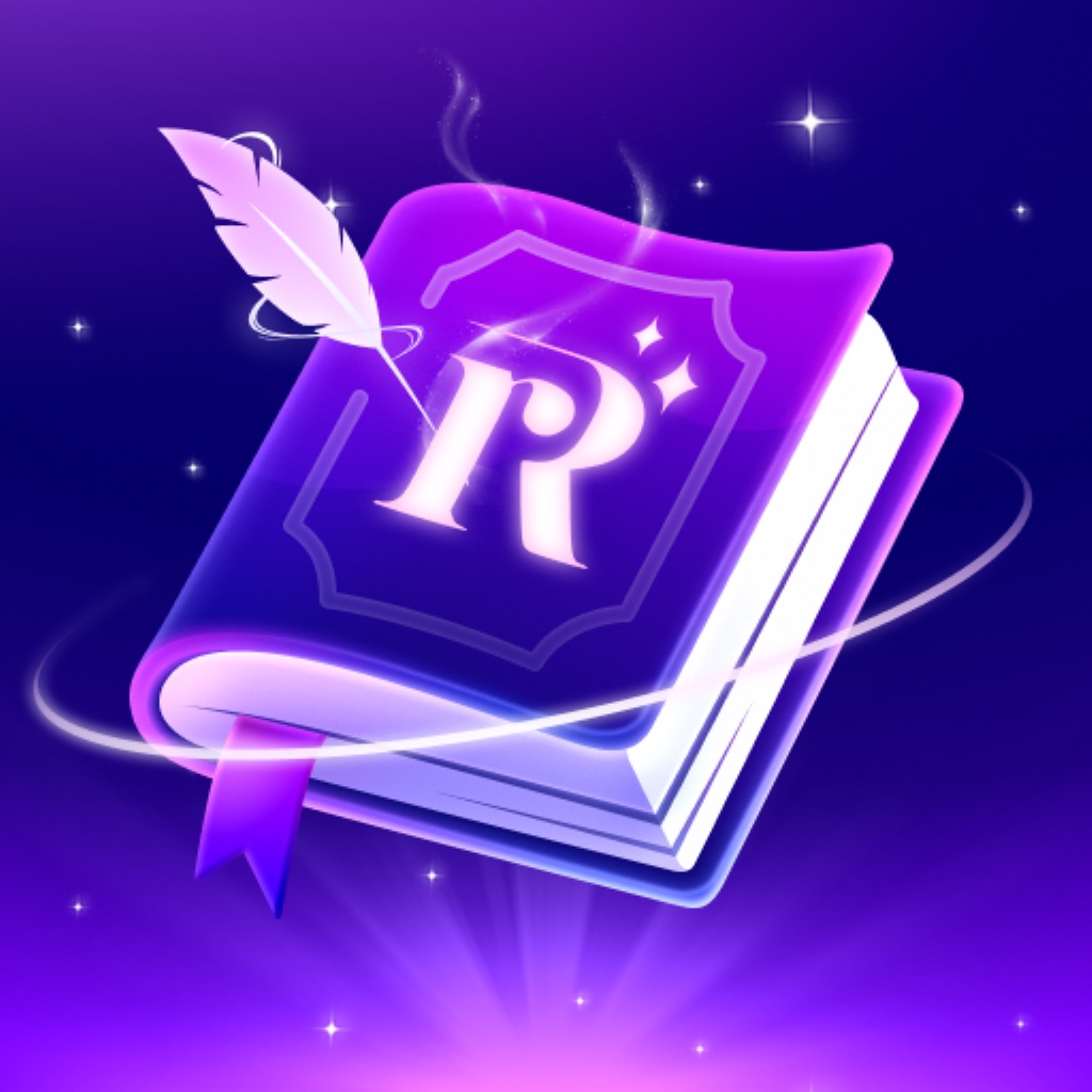 ReadReel: Romance Novels app icon captured 2026-08-11