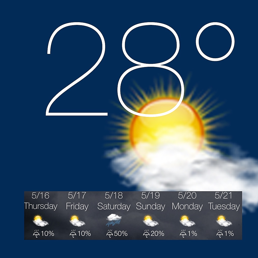 Weather ⁰ app icon captured 2026-08-14
