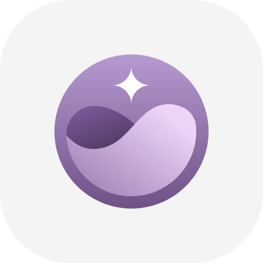 Purple Ocean Psychic Readings app icon captured 2026-08-18