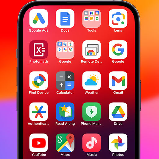 OS Launcher 18 - Phone 16 Max Google Play icon captured 2026-08-12
