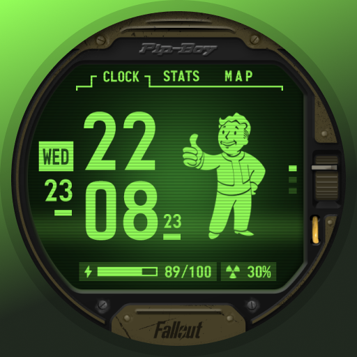 Fallout Pip-Boy Watch Face Google Play icon captured 2026-08-13