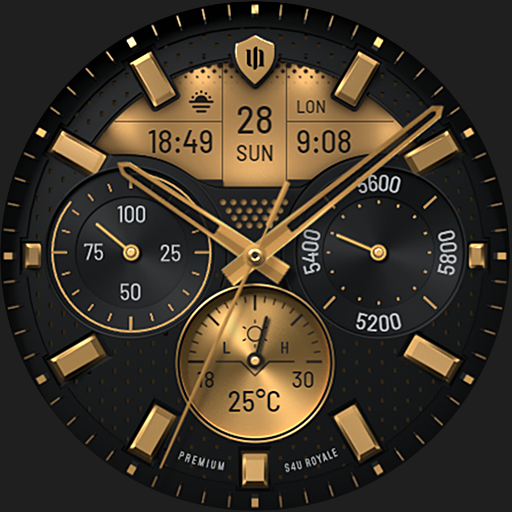 S4U Royale - hybrid watch face Google Play icon captured 2026-08-13