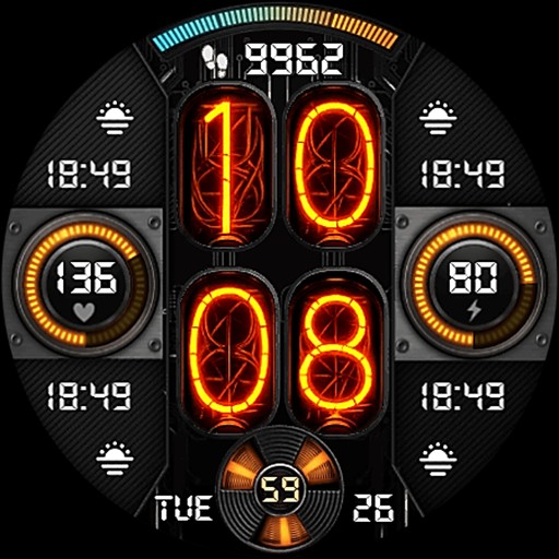 Nixie Fenix 8 Digital Wear OS Google Play icon captured 2026-08-13