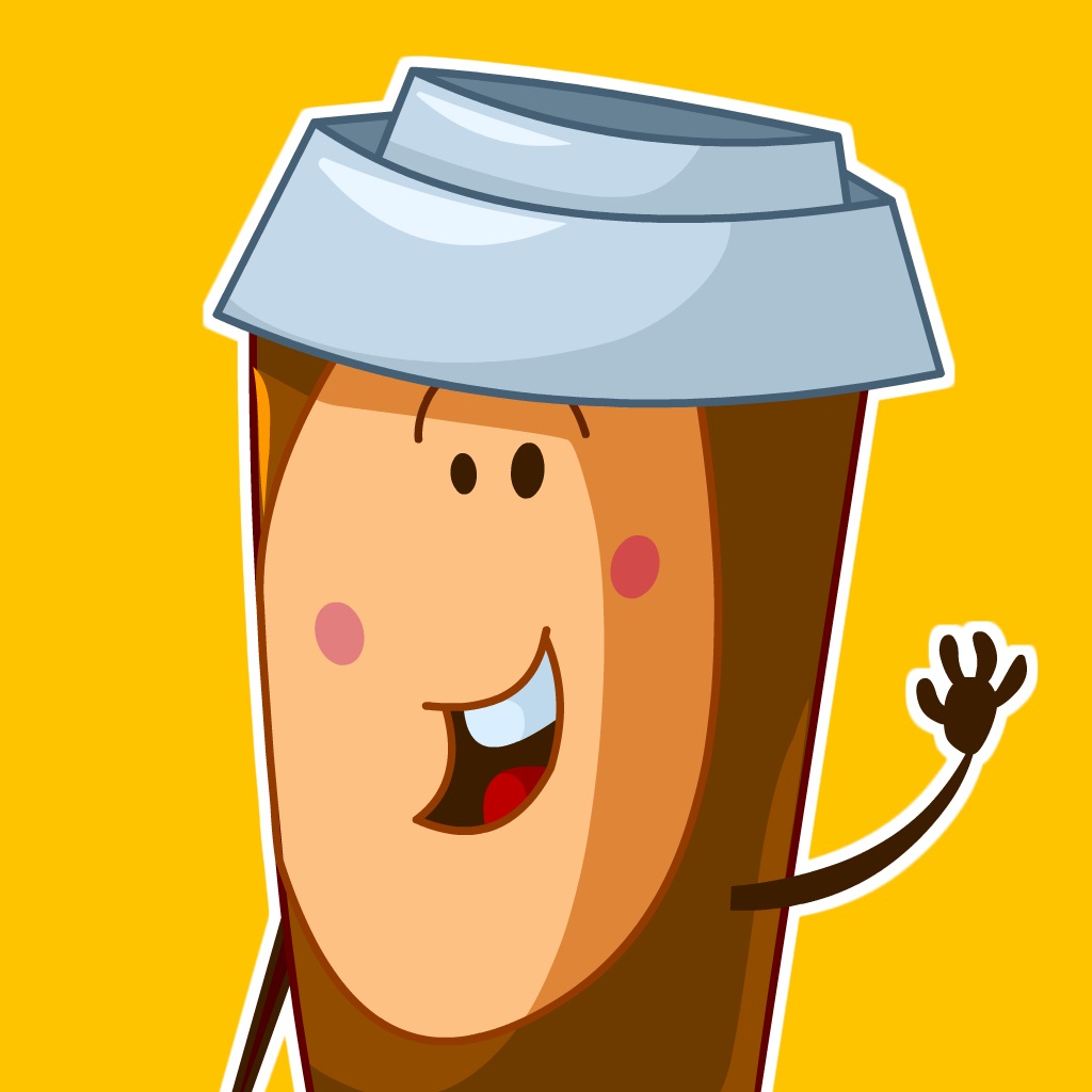 Hi Coffee! iMessage stickers for coffee lovers app icon captured 2026-08-14
