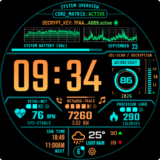 Cipher Dashboard Watch Face Google Play icon captured 2026-08-14