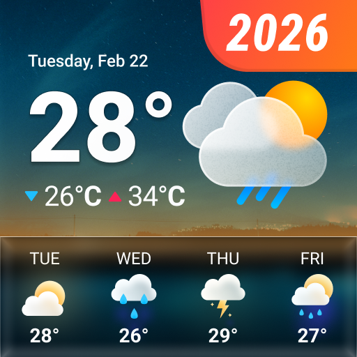 Weather Live - Forecast&Alert Google Play icon