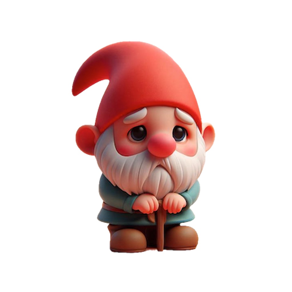 Sad Garden Gnome Stickers app icon