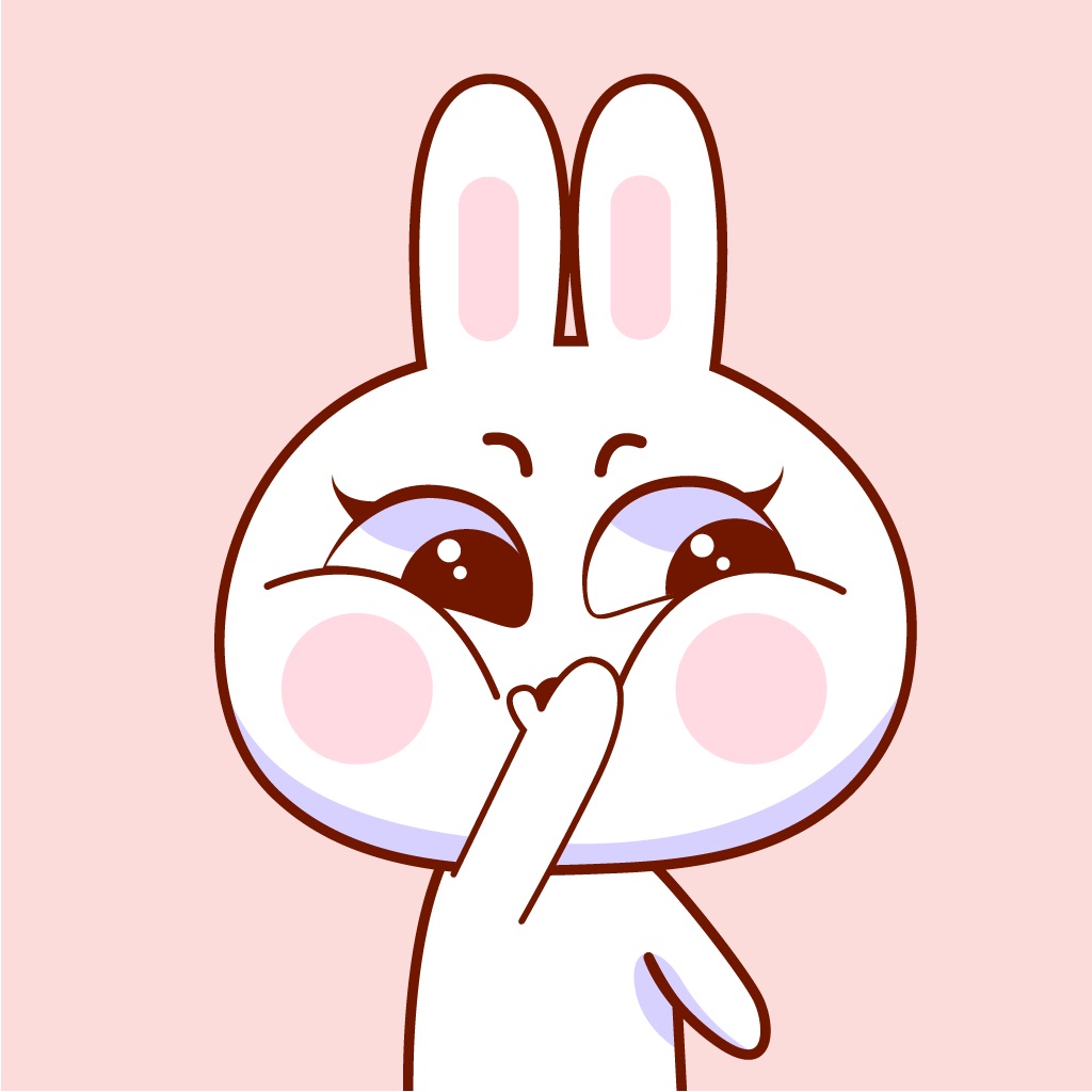 Baby Rabbit Animated Stickers app icon captured 2026-08-14