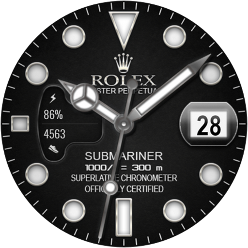 Rolex Submariner Watch face Google Play icon captured 2026-08-12