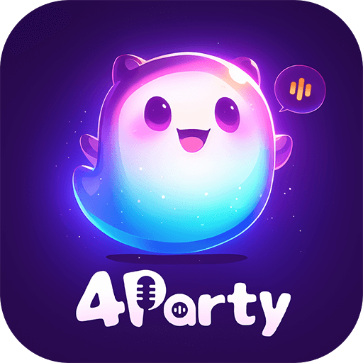 4Party: Voice Chat & Friends app icon captured 2026-08-18