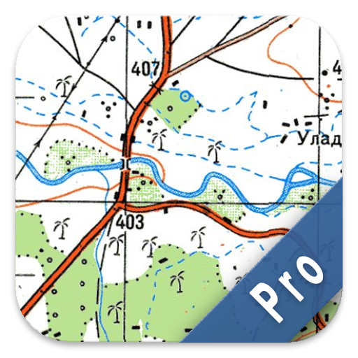 Russian Topo Maps Pro Google Play icon captured 2026-08-16
