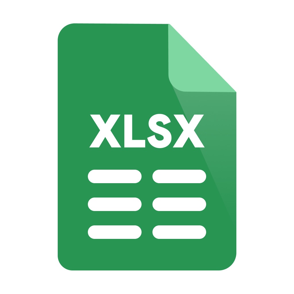 XLSX Sheets: Edit Spreadsheet app icon captured 2026-08-12