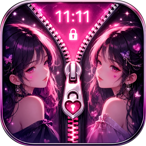 Zipper Lock Screen Customizer Google Play icon captured 2026-08-12