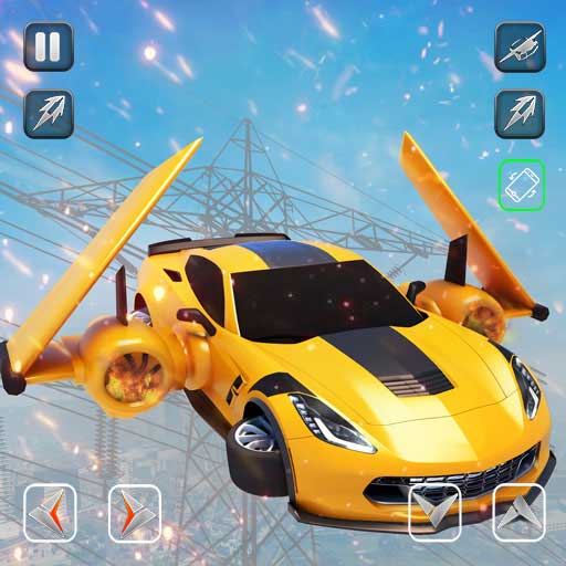 Jogo de tiro de carro voador Google Play icon captured 2026-08-15