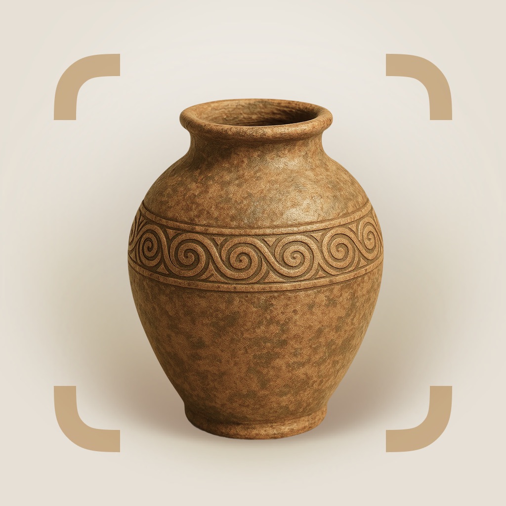 AntiqSnap: Antique Identifier app icon captured 2026-08-11