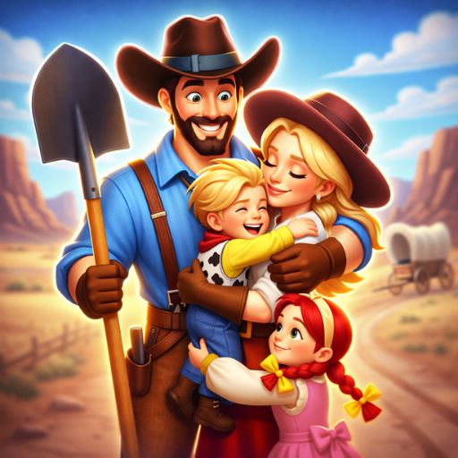 Westward Farm: Family Escape Google Play icon captured 2026-08-16