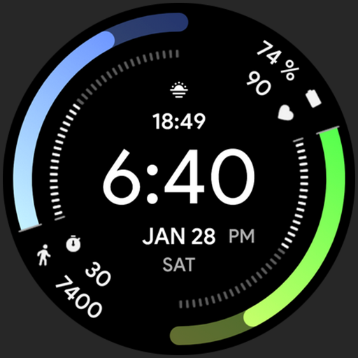 Health: Watch Face Google Play icon captured 2026-08-12