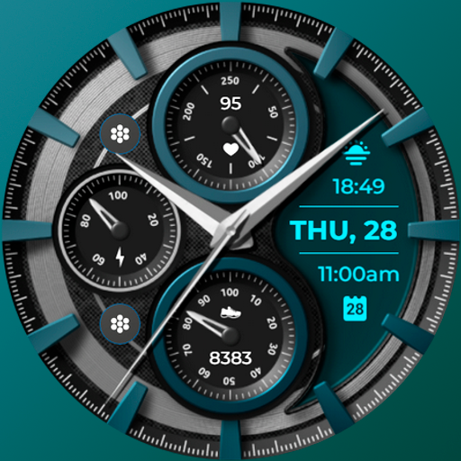 Chester Fusion watch face Google Play icon captured 2026-08-17