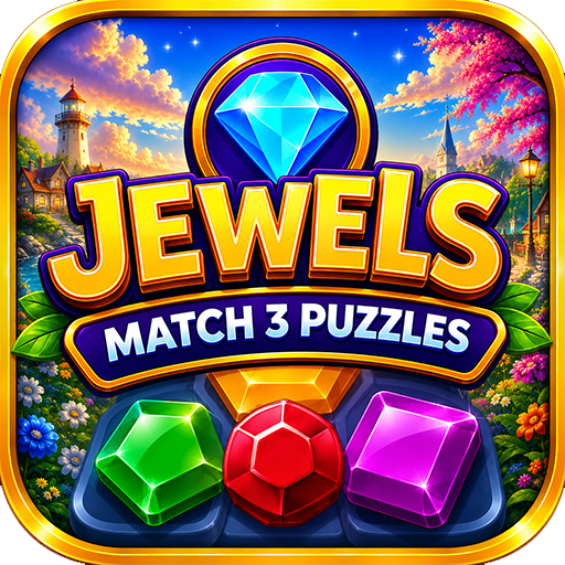 Jewels Match 3 Puzzle: Offline Google Play icon captured 2026-08-16
