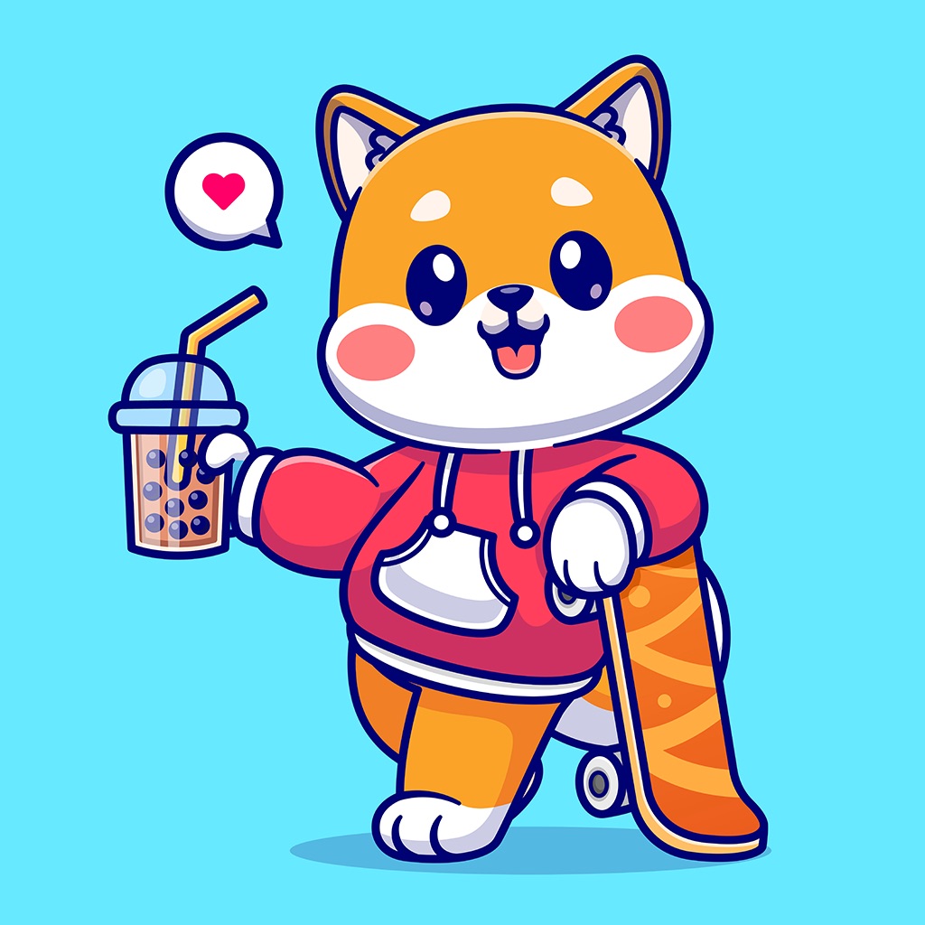 Shiba Inu Cute Stickers app icon captured 2026-08-14