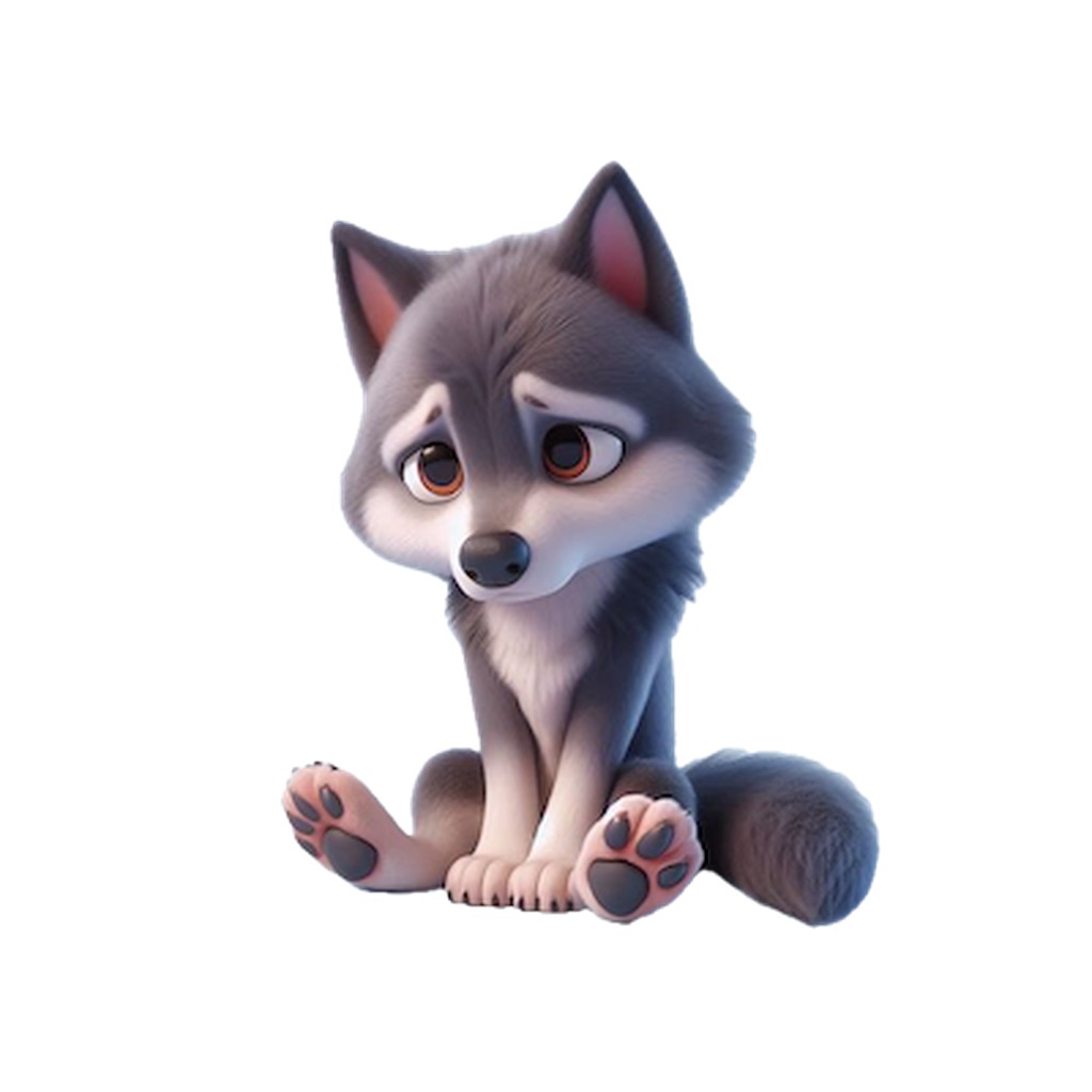 Sad Wolf Stickers app icon captured 2026-08-11
