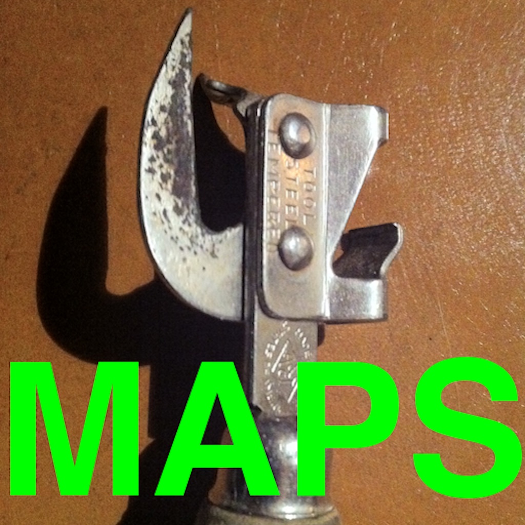 Large Maps app icon captured 2026-08-12