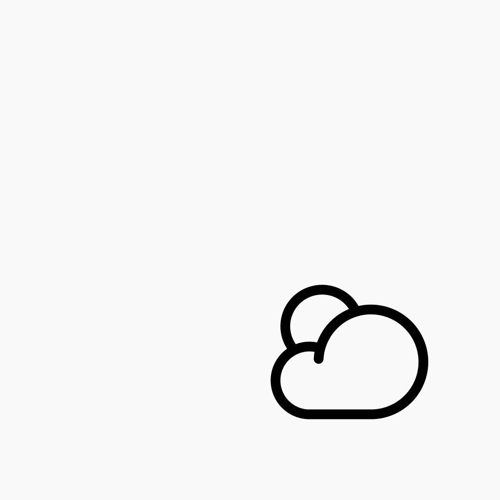 Clima Minimalista - weat app icon captured 2026-08-13