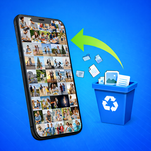 Recuperação fotos & arquivos Google Play icon captured 2026-08-15