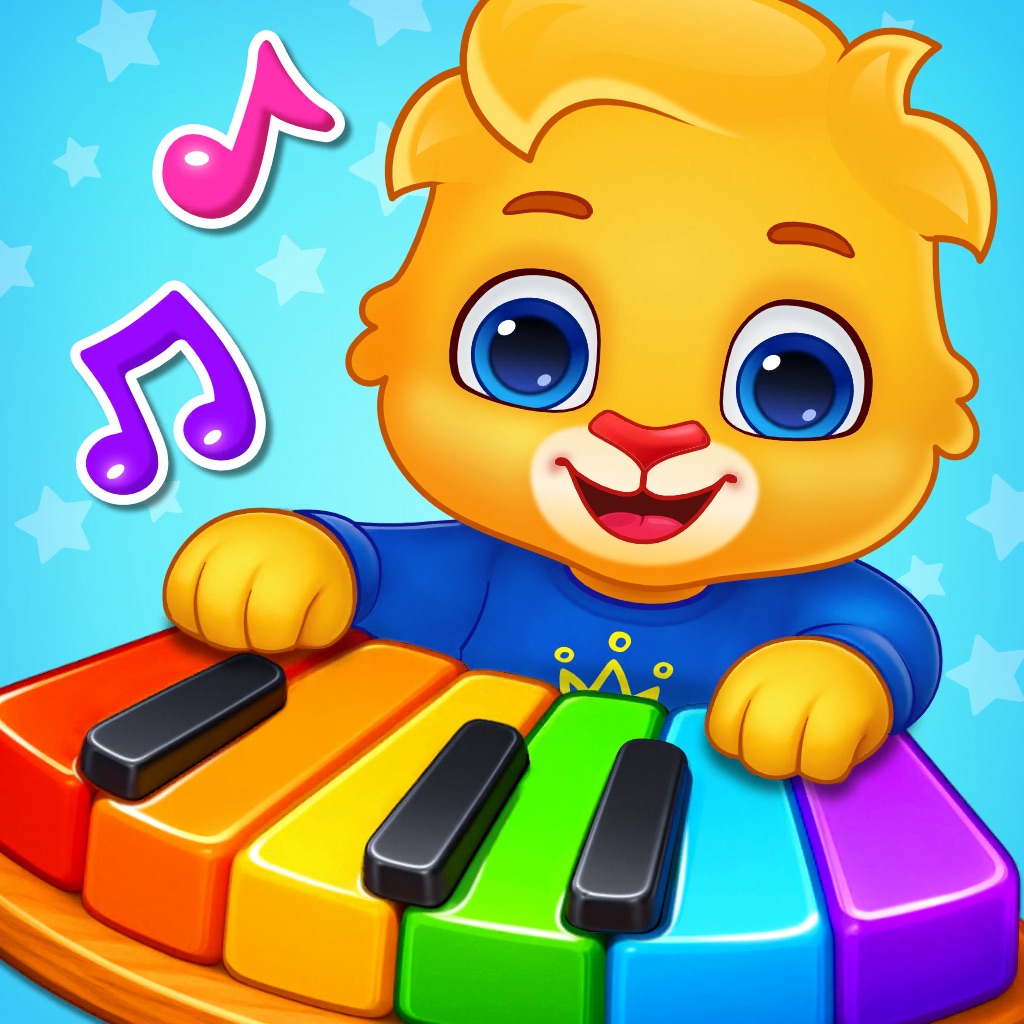 Kids Music: Piano, Xylo, Drums app icon captured 2026-08-12