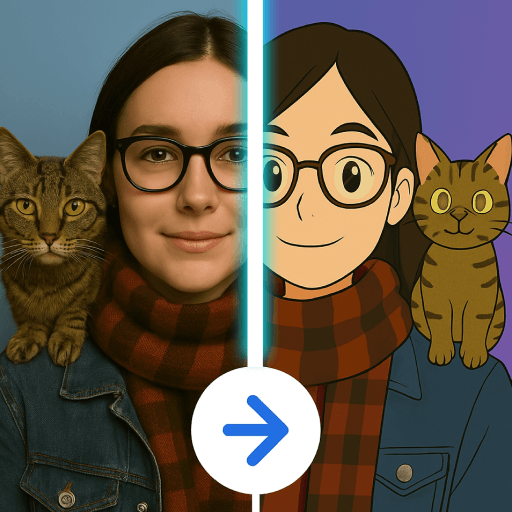 Cartoon Photo Editor ・Toon AI Google Play icon captured 2026-08-12