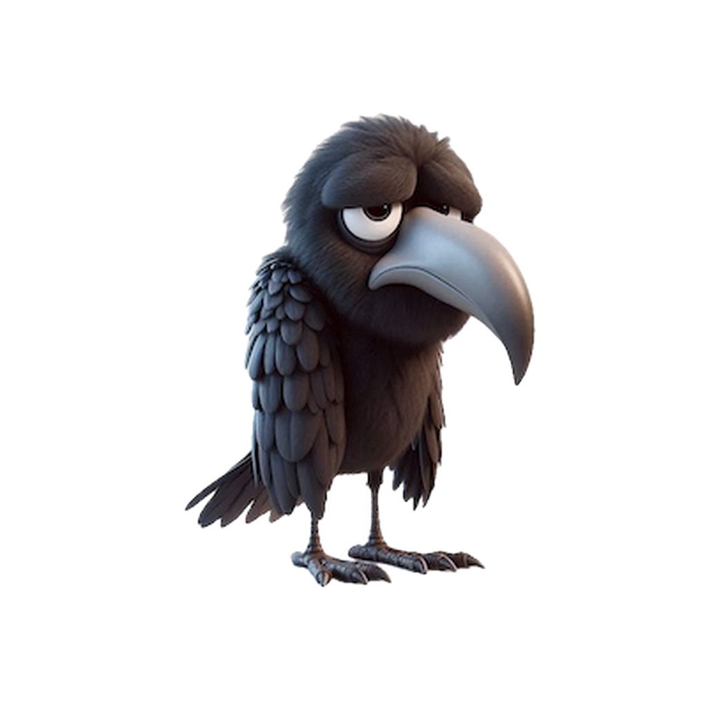 Sad Crow Stickers app icon captured 2026-08-11