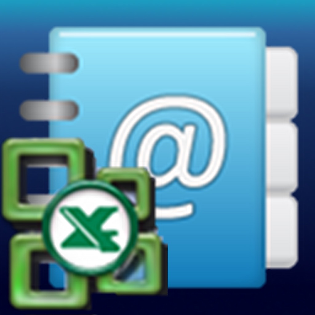 ExcelContacts Backup & Export app icon captured 2026-08-13