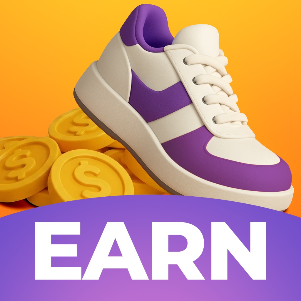 Scrambly: Money for Walking app icon captured 2026-08-15