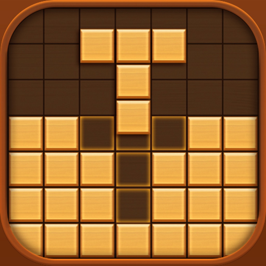 Wood Block Puzzle Games app icon captured 2026-08-14