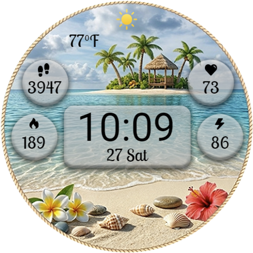 Tropical Summer WearOS face Google Play icon