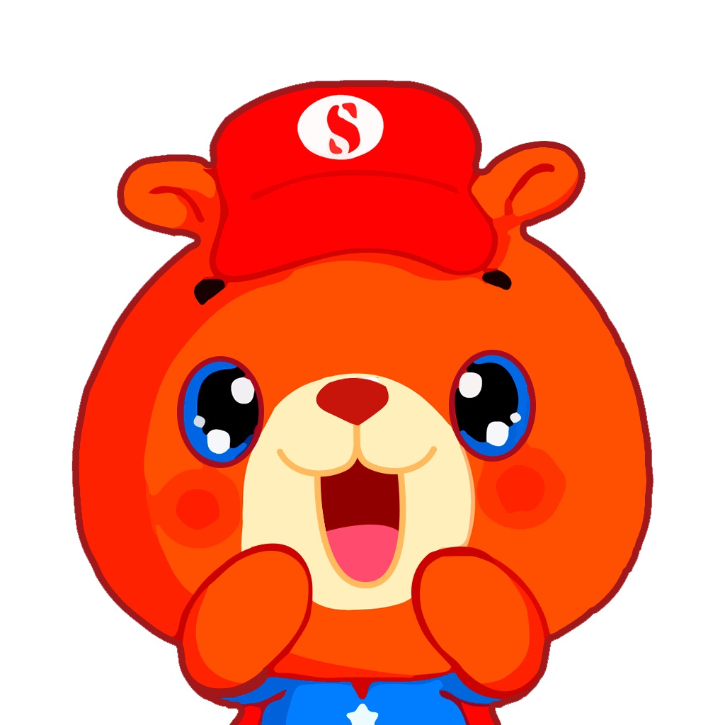 Super Bear: Animated Stickers app icon