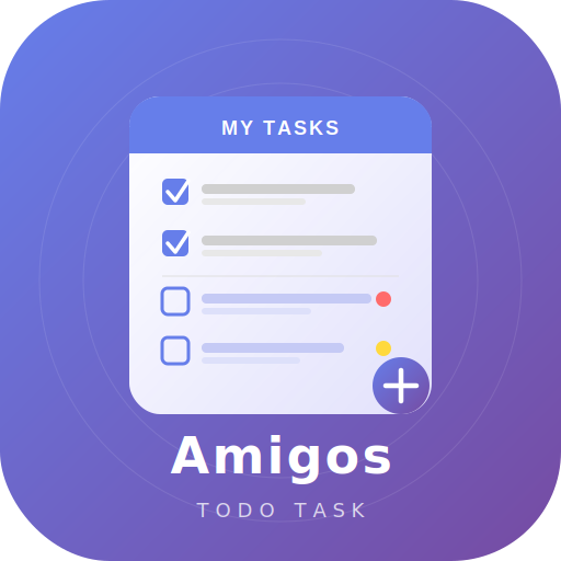 Amigos Todo Task app icon captured 2026-08-18