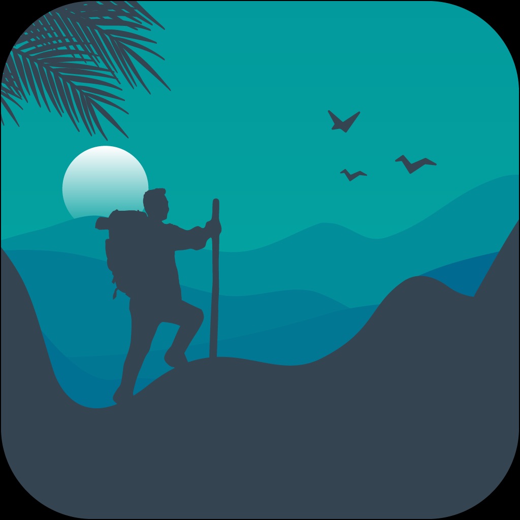 Topo Map & Hiking Tracker app icon captured 2026-08-14