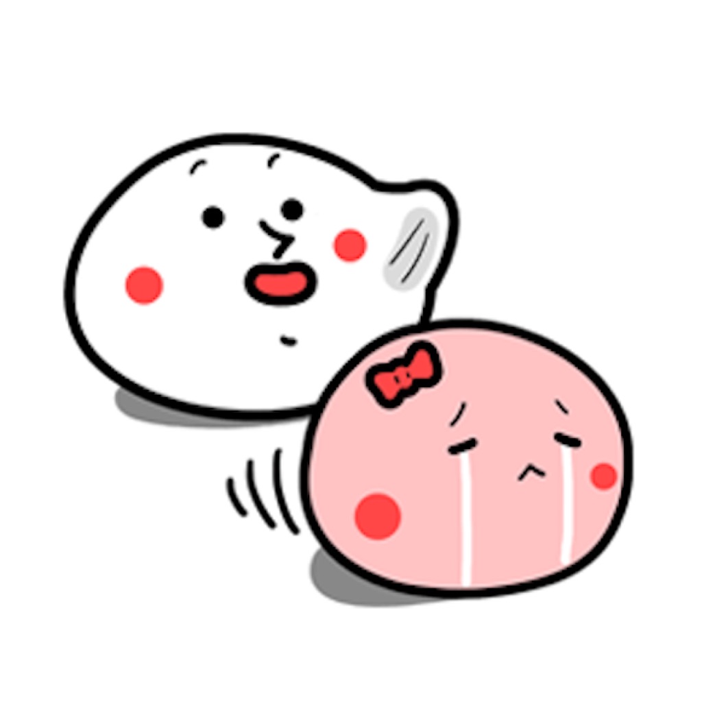 Cute Mochi Blues Love Stickers app icon