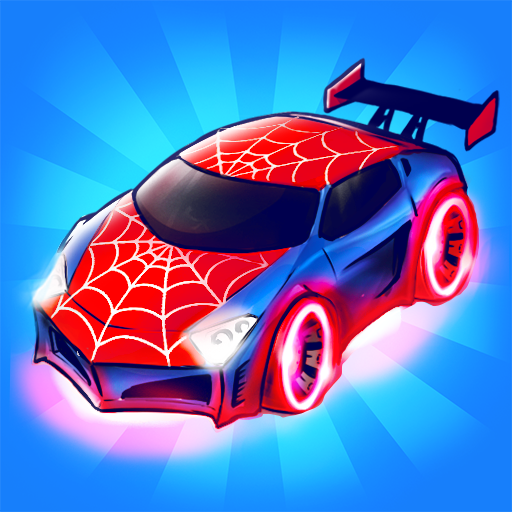 Merge Neon Car: Idle Car Merge app icon captured 2026-08-18